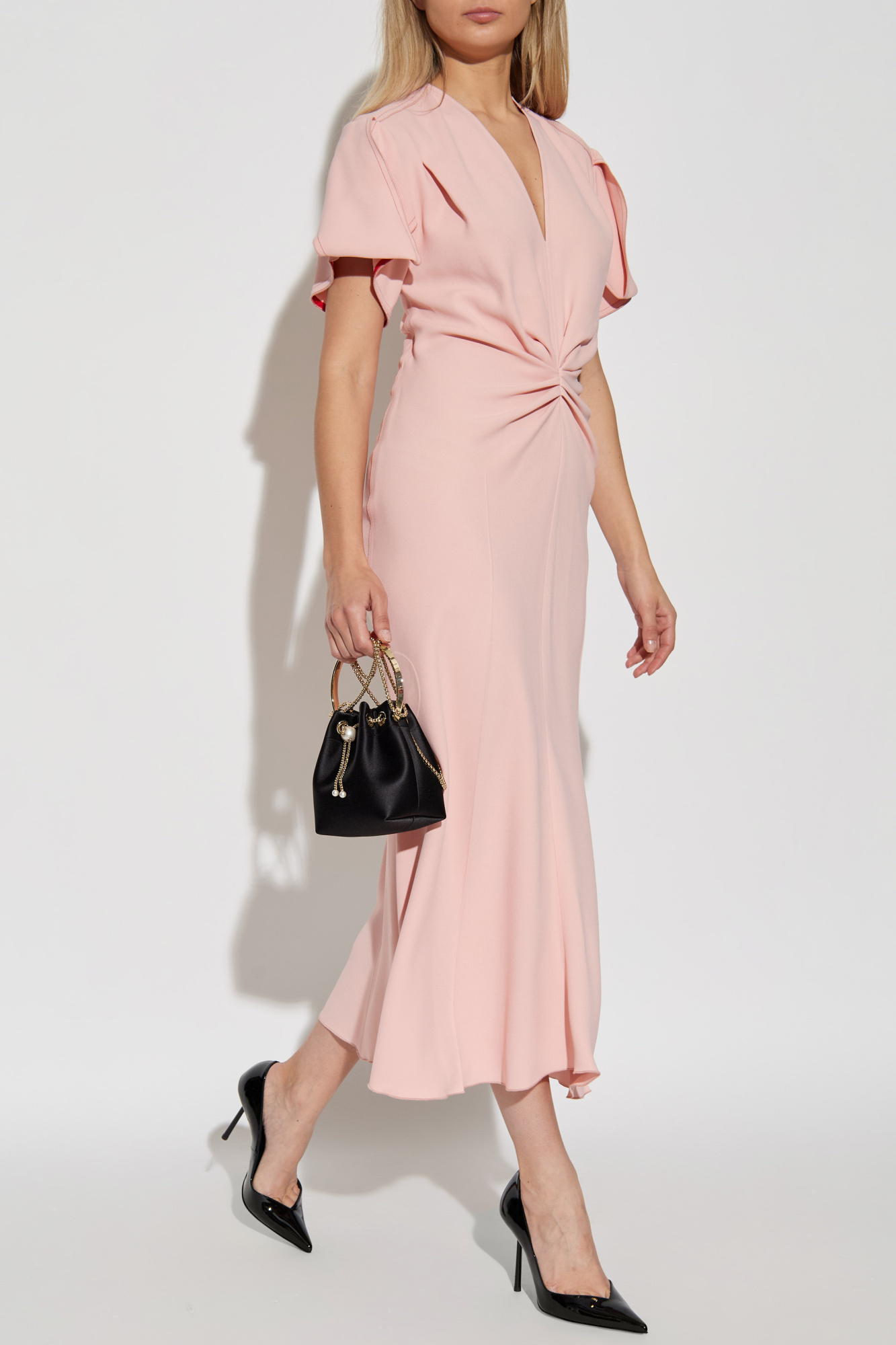 パーティードレス Victoria Beckham 1325WDR.006575A Dresses Gathered waist long dress | Victoria Beckham | OTTODISANPIETRO